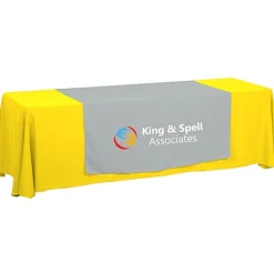 Serged 8-foot Closed-Back Table Throw and Runner Kit - 24 hr