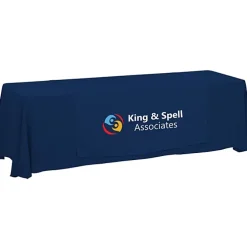 Serged 8-foot Closed-Back Table Throw and Runner Kit - 24 hr