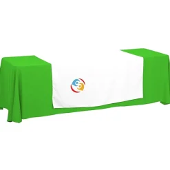 Serged 8-foot Closed-Back Table Throw and Runner Kit - 24 hr