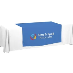 Serged 8-foot Closed-Back Table Throw and Runner Kit - 24 hr