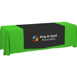 Serged 8-foot Closed-Back Table Throw and Runner Kit - 24 hr