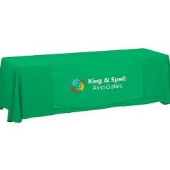 Serged 8-foot Closed-Back Table Throw and Runner Kit - 24 hr