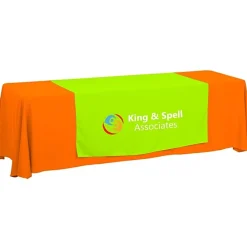 Serged 8-foot Closed-Back Table Throw and Runner Kit - 24 hr