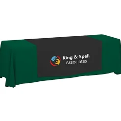 Serged 8-foot Closed-Back Table Throw and Runner Kit - 24 hr