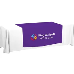Serged 8-foot Closed-Back Table Throw and Runner Kit - 24 hr