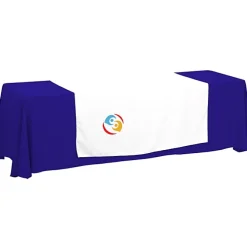 Serged 8-foot Closed-Back Table Throw and Runner Kit - 24 hr
