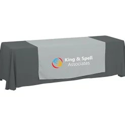Serged 8-foot Closed-Back Table Throw and Runner Kit - 24 hr