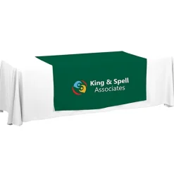 Serged 8-foot Closed-Back Table Throw and Runner Kit - 24 hr