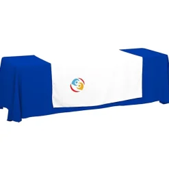 Serged 8-foot Closed-Back Table Throw and Runner Kit - 24 hr