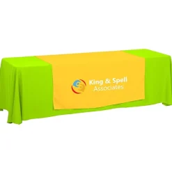 Serged 8-foot Closed-Back Table Throw and Runner Kit - 24 hr