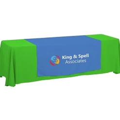 Serged 8-foot Closed-Back Table Throw and Runner Kit - 24 hr