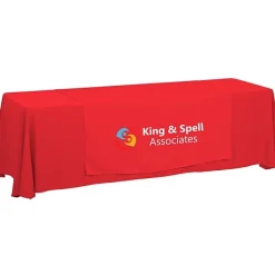 Serged 8-foot Closed-Back Table Throw and Runner Kit - 24 hr