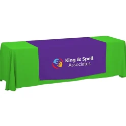 Serged 8-foot Closed-Back Table Throw and Runner Kit - 24 hr