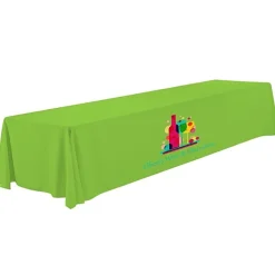 Serged Open-Back Polyester Table Throw - 16 feet