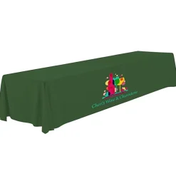 Serged Open-Back Polyester Table Throw - 16 feet