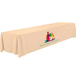 Serged Open-Back Polyester Table Throw - 16 feet