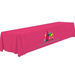 Serged Open-Back Polyester Table Throw - 16 feet