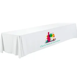 Serged Open-Back Polyester Table Throw - 16 feet