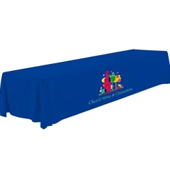 Serged Open-Back Polyester Table Throw - 16 feet