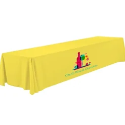 Serged Open-Back Polyester Table Throw - 16 feet