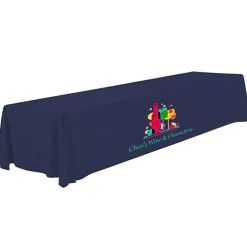 Serged Open-Back Polyester Table Throw - 16 feet