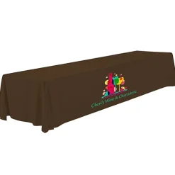 Serged Open-Back Polyester Table Throw - 16 feet