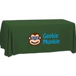 Serged Open-Back Polyester Table Throw - 6 feet