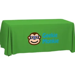 Serged Open-Back Polyester Table Throw - 6 feet