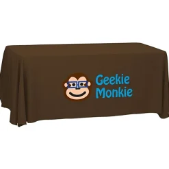 Serged Open-Back Polyester Table Throw - 6 feet