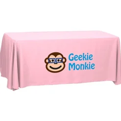 Serged Open-Back Polyester Table Throw - 6 feet