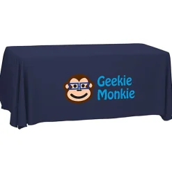 Serged Open-Back Polyester Table Throw - 6 feet