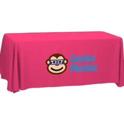 Serged Open-Back Polyester Table Throw - 6 feet