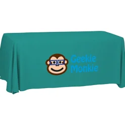 Serged Open-Back Polyester Table Throw - 6 feet - 24 hr