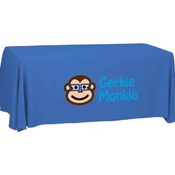 Serged Open-Back Polyester Table Throw - 6 feet - 24 hr