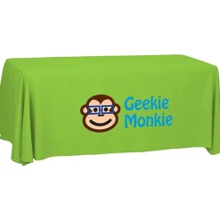 Serged Open-Back Polyester Table Throw - 6 feet - 24 hr