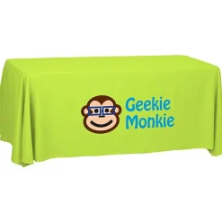 Serged Open-Back Polyester Table Throw - 6 feet - 24 hr