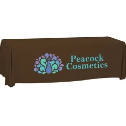 Serged Open-Back Polyester Table Throw - 8 feet - 24 hr