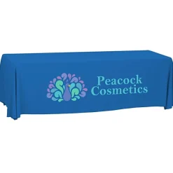 Serged Open-Back Polyester Table Throw - 8 feet - 24 hr