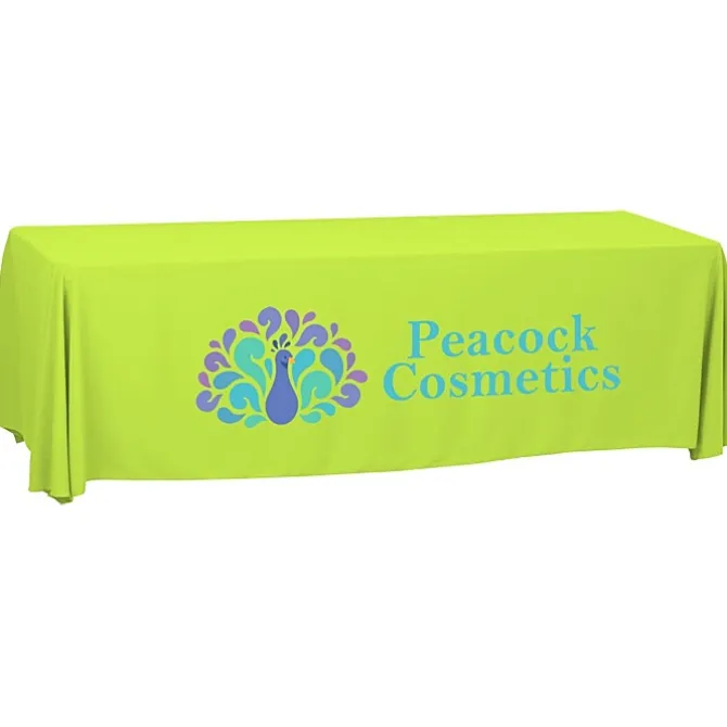 Serged Open-Back Polyester Table Throw - 8 feet - 24 hr