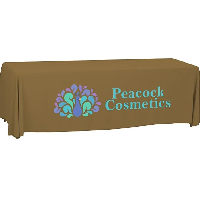 Serged Open-Back Polyester Table Throw - 8 feet - 24 hr