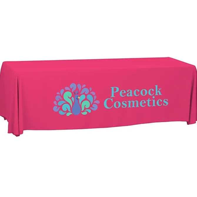 Serged Open-Back Polyester Table Throw - 8 feet - 24 hr