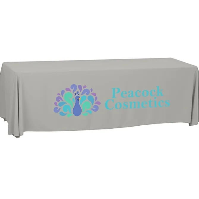 Serged Open-Back Polyester Table Throw - 8 feet - 24 hr