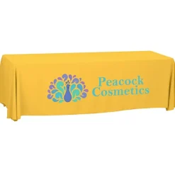 Serged Open-Back Polyester Table Throw - 8 feet - 24 hr