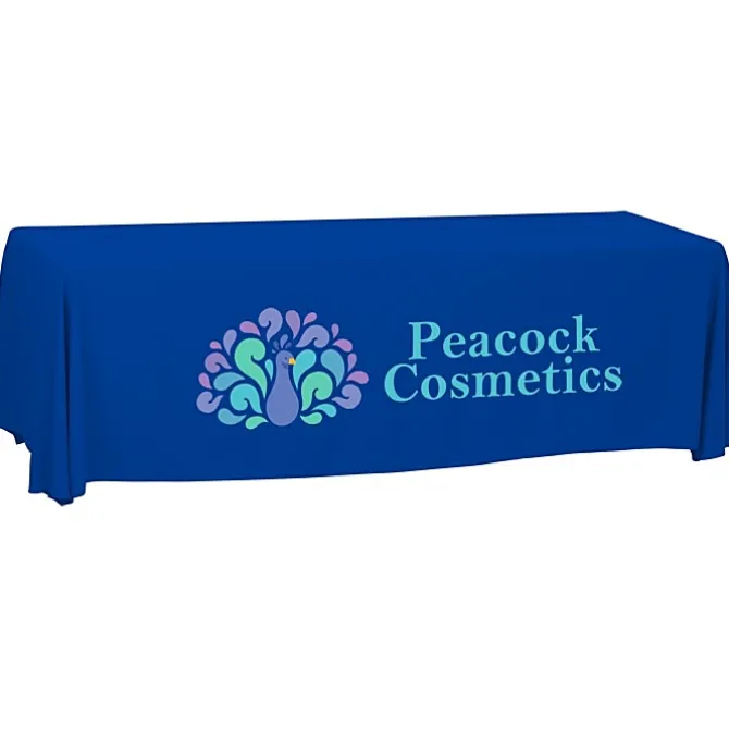 Serged Open-Back Polyester Table Throw - 8 feet - 24 hr