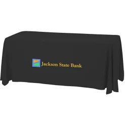 Serged Open-Back Stain Resistant Table Throw - 6 feet - 24 hr