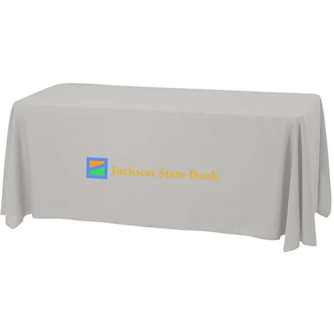 Serged Open-Back Stain Resistant Table Throw - 6 feet - 24 hr