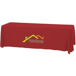 Serged Open-Back Stain Resistant Table Throw - 8 feet