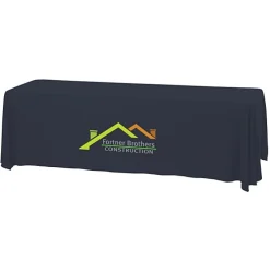 Serged Open-Back Stain Resistant Table Throw - 8 feet - 24 hr