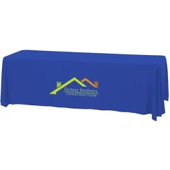 Serged Open-Back Stain Resistant Table Throw - 8 feet - 24 hr