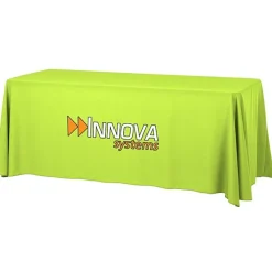 Serged Open-Back Table Throw with Pocket - 6 feet